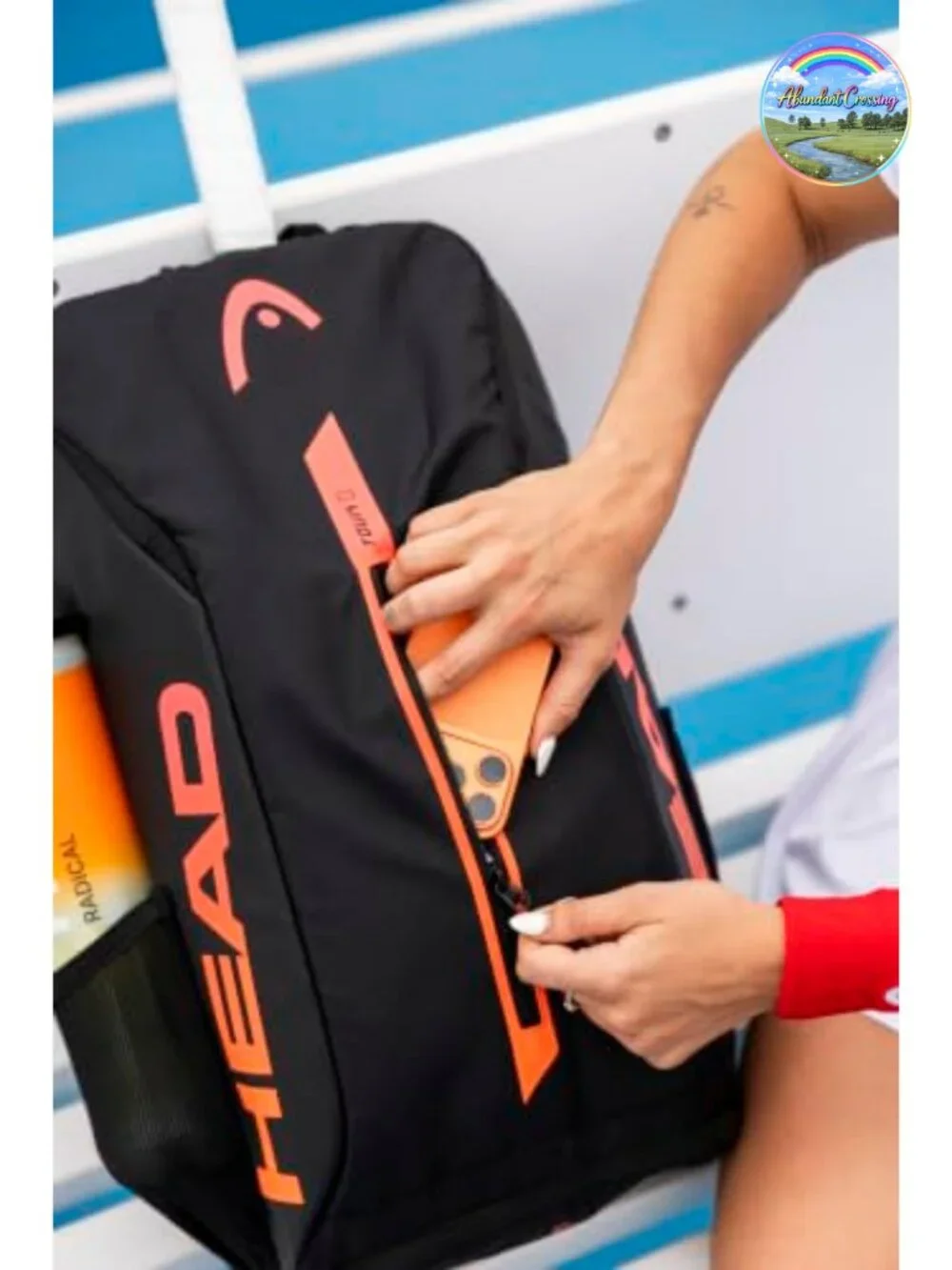 Tennis Backpack 25L Fits 2 Racquets Padded Adjustable Straps